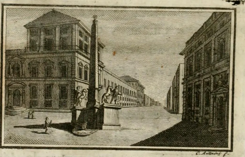 An illustration from Le due nuove campane di Campidoglio : benedette dalla santità di N.S. Pio VII., P.O.M., 1806, leaf 9