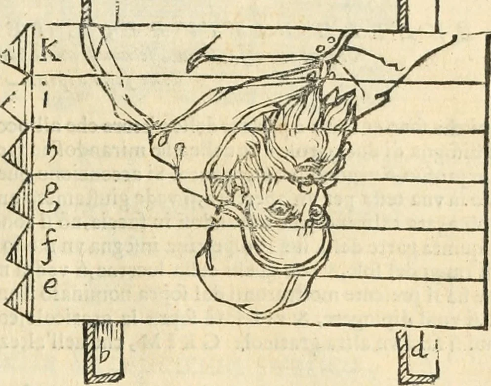 An illustration from Le due regole della prospettiua pratica, 1611, leaf 106