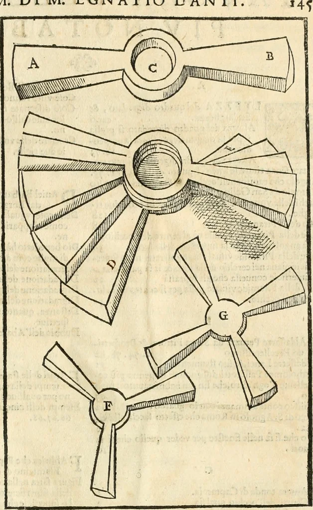 An illustration from Le due regole della prospettiua pratica, 1611, leaf 156