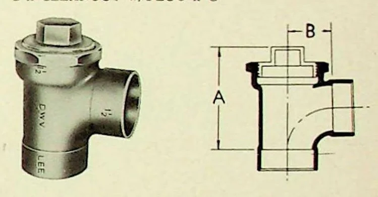 An illustration from Lee Brothers - Cast Bronze Fittings and Valves 1964, 1964, leaf 34