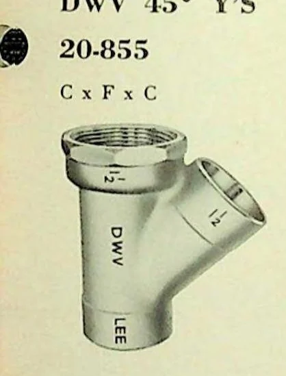 An illustration from Lee Brothers - Cast Bronze Fittings and Valves 1964, 1964, leaf 38