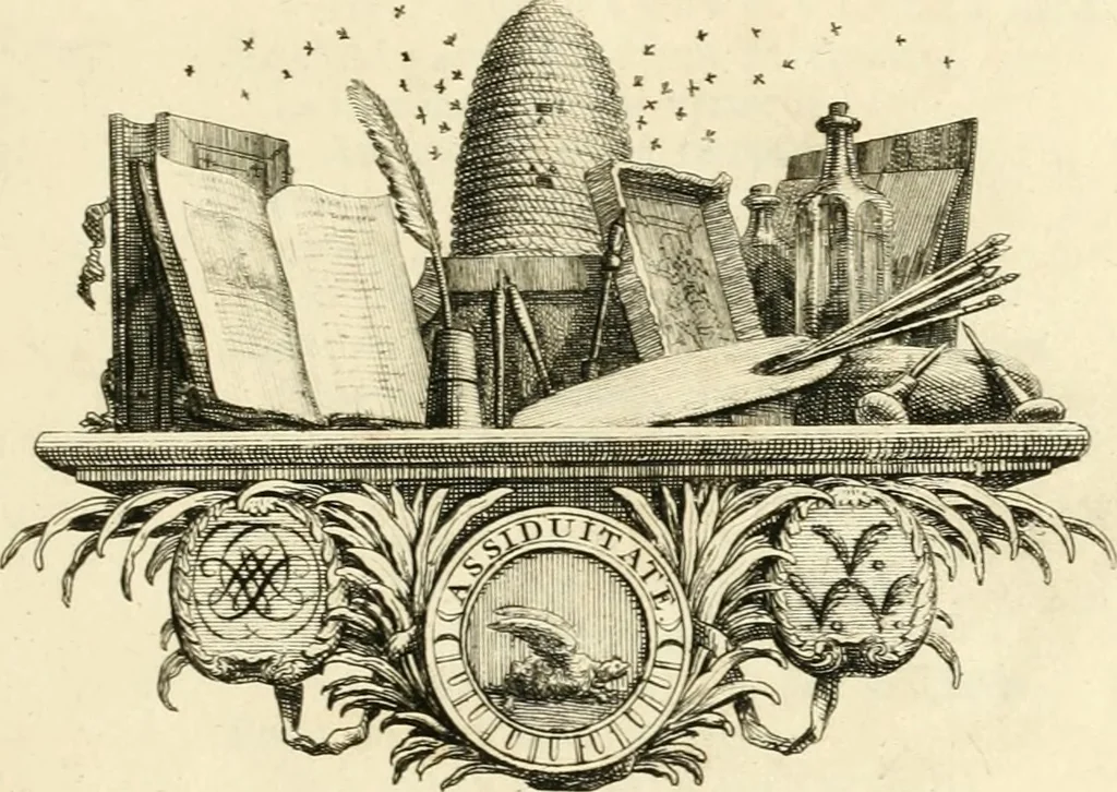 An illustration from Leerzaame zinnebeelden, 1714, leaf 10