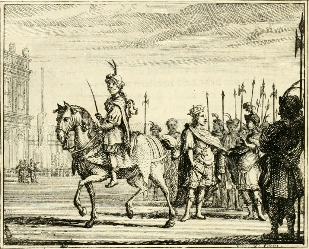 An illustration from Leerzaame zinnebeelden, 1714, leaf 107