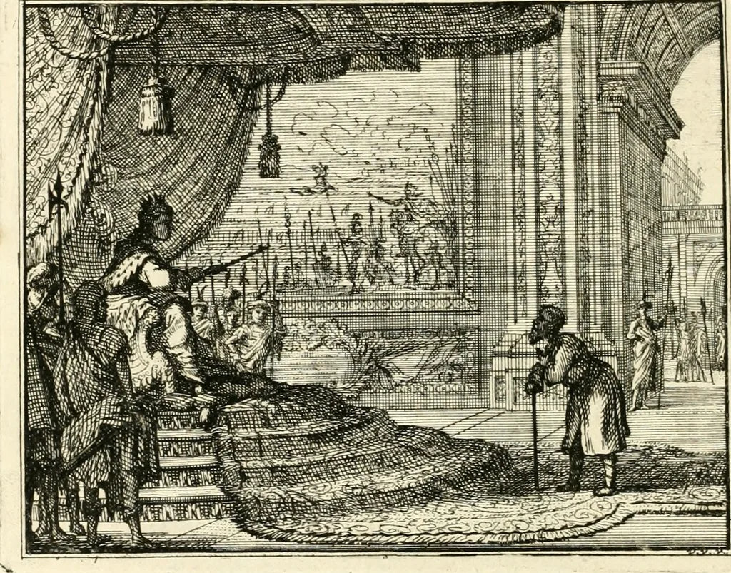 An illustration from Leerzaame zinnebeelden, 1714, leaf 111