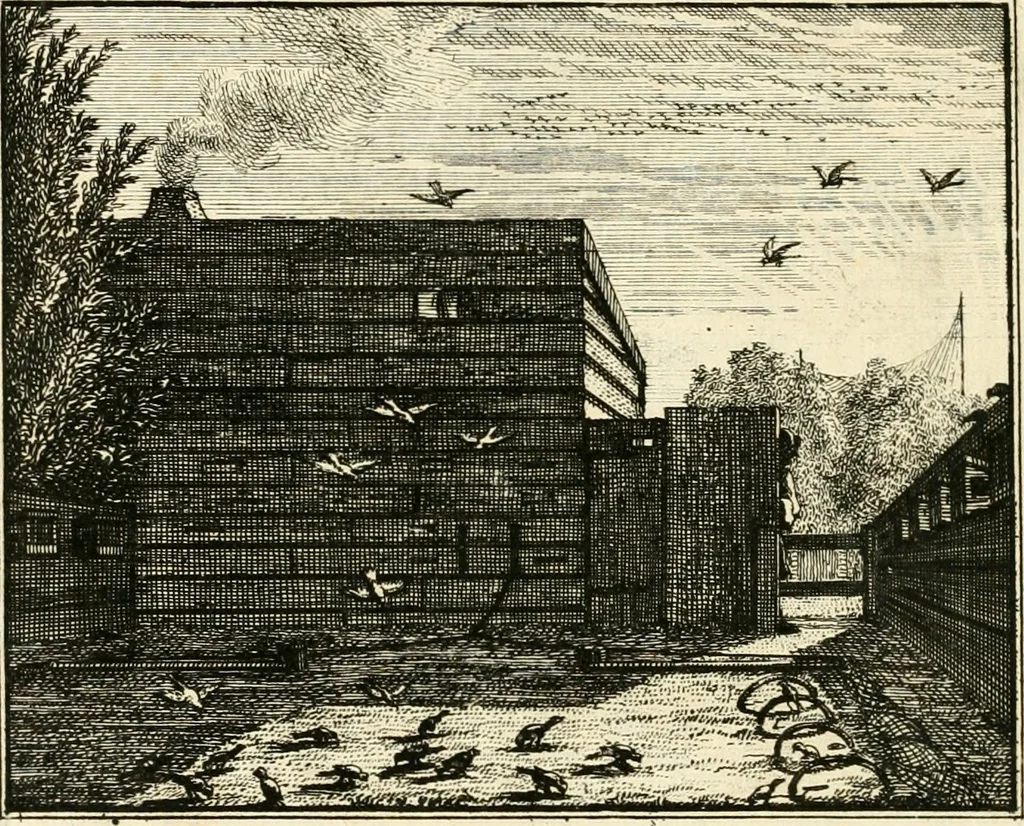 An illustration from Leerzaame zinnebeelden, 1714, leaf 117