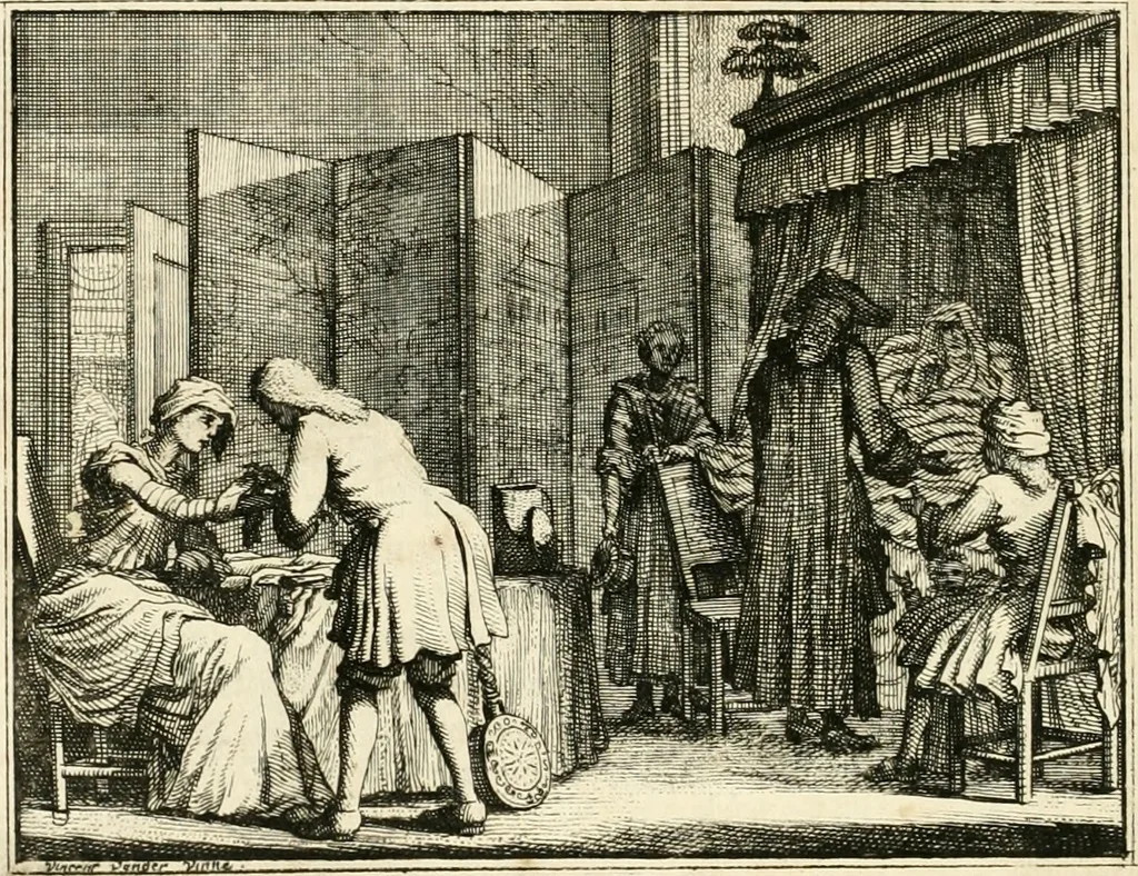 An illustration from Leerzaame zinnebeelden, 1714, leaf 149