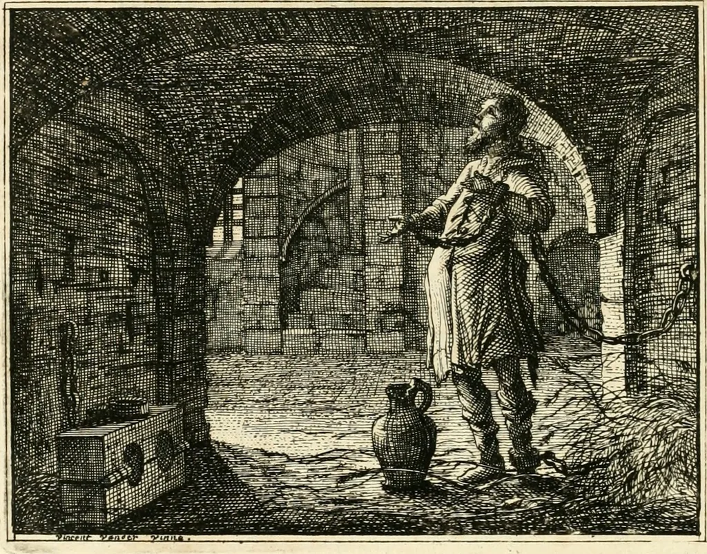 An illustration from Leerzaame zinnebeelden, 1714, leaf 167