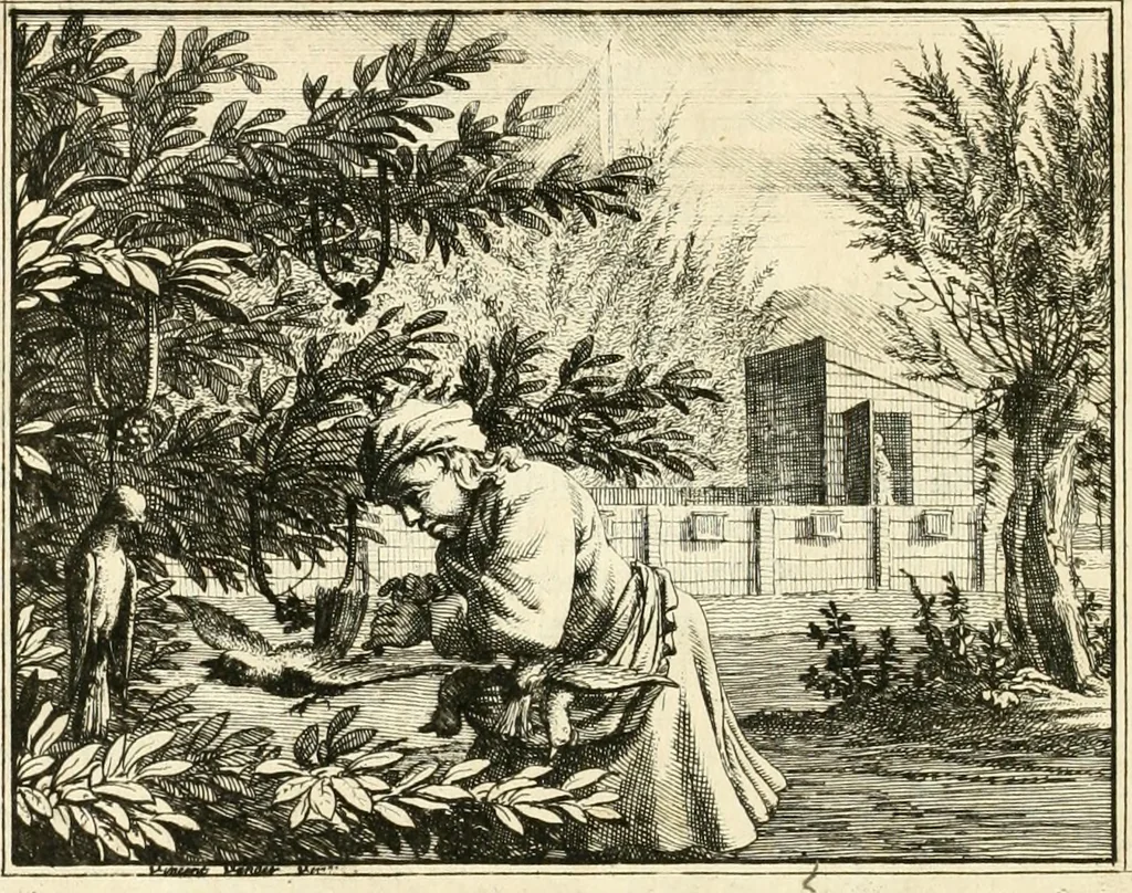 An illustration from Leerzaame zinnebeelden, 1714, leaf 185