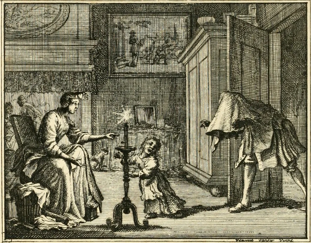An illustration from Leerzaame zinnebeelden, 1714, leaf 193
