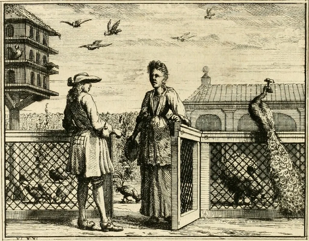 An illustration from Leerzaame zinnebeelden, 1714, leaf 197