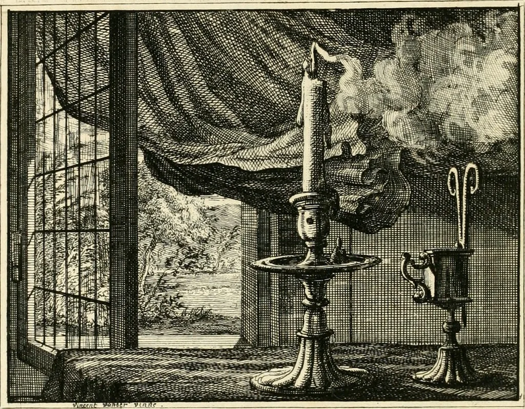 An illustration from Leerzaame zinnebeelden, 1714, leaf 223