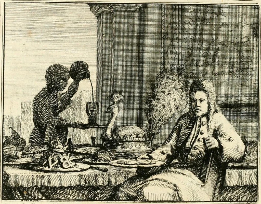 An illustration from Leerzaame zinnebeelden, 1714, leaf 57