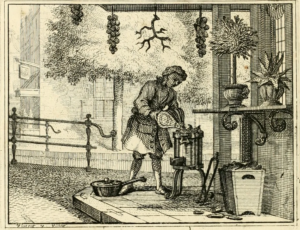 An illustration from Leerzaame zinnebeelden, 1714, leaf 99