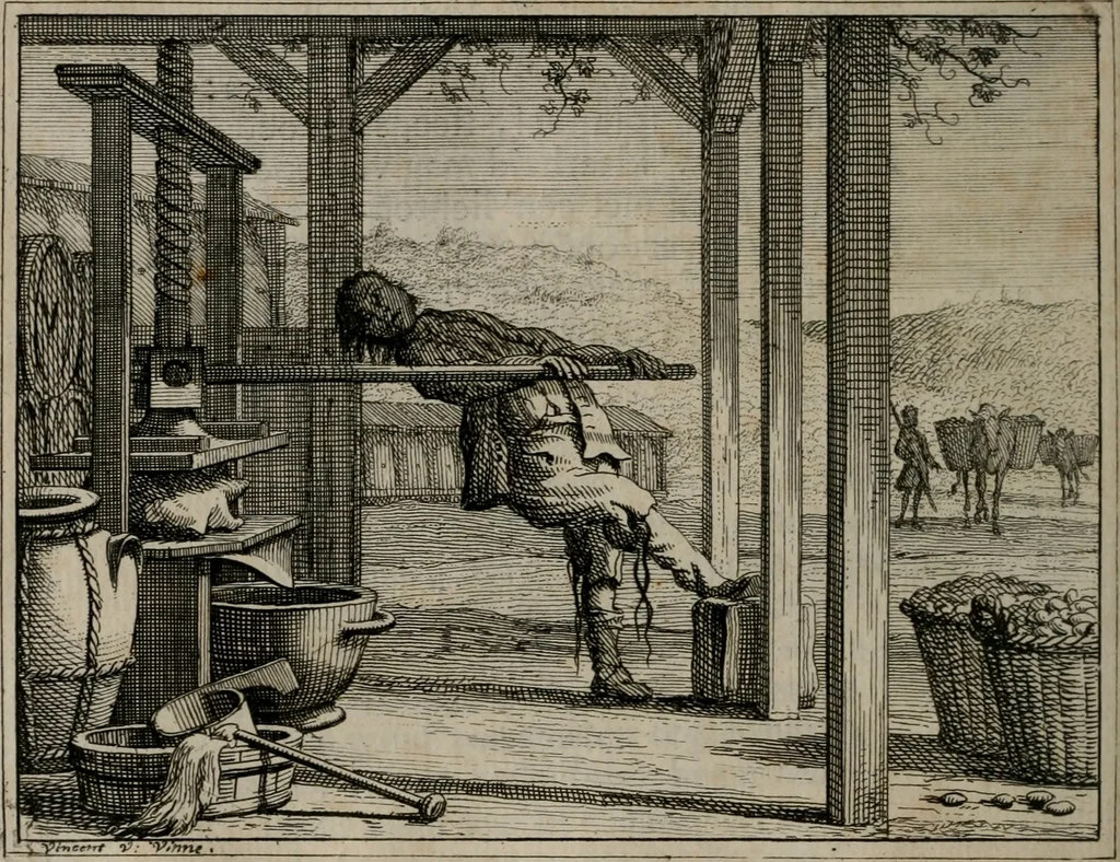 An illustration from Leerzaame zinnebeelden, 1757, leaf 103