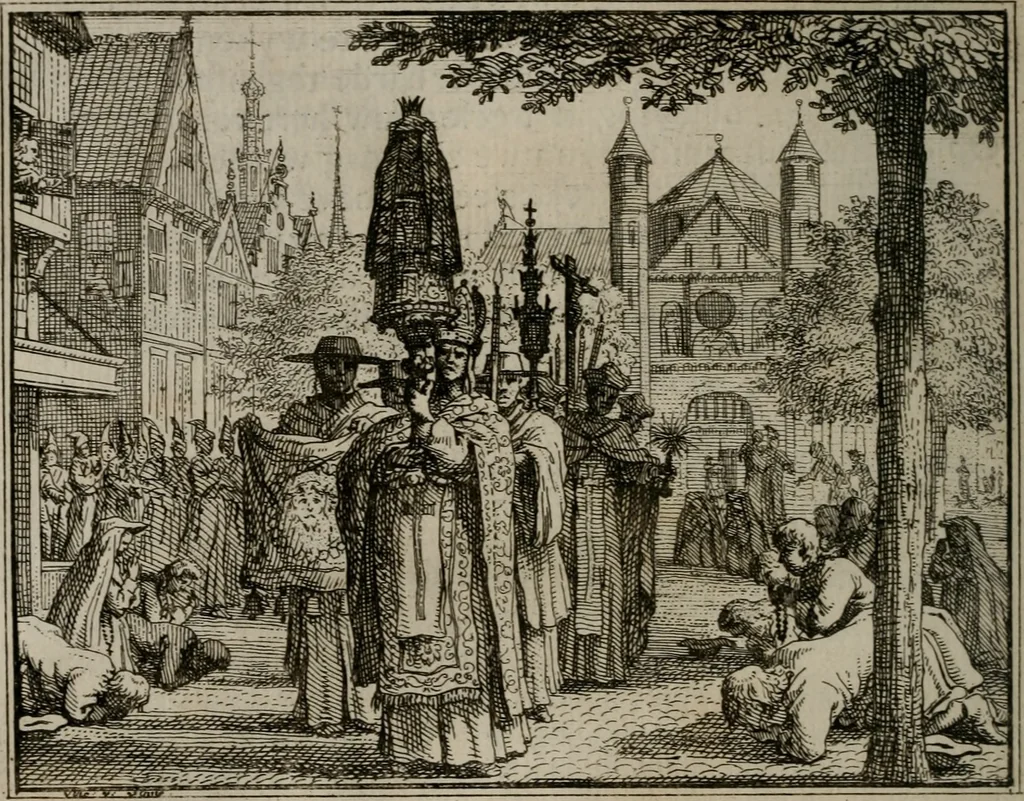 An illustration from Leerzaame zinnebeelden, 1757, leaf 133