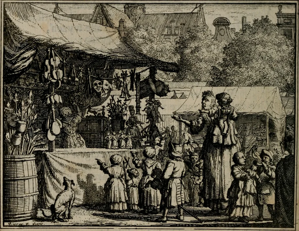 An illustration from Leerzaame zinnebeelden, 1757, leaf 153