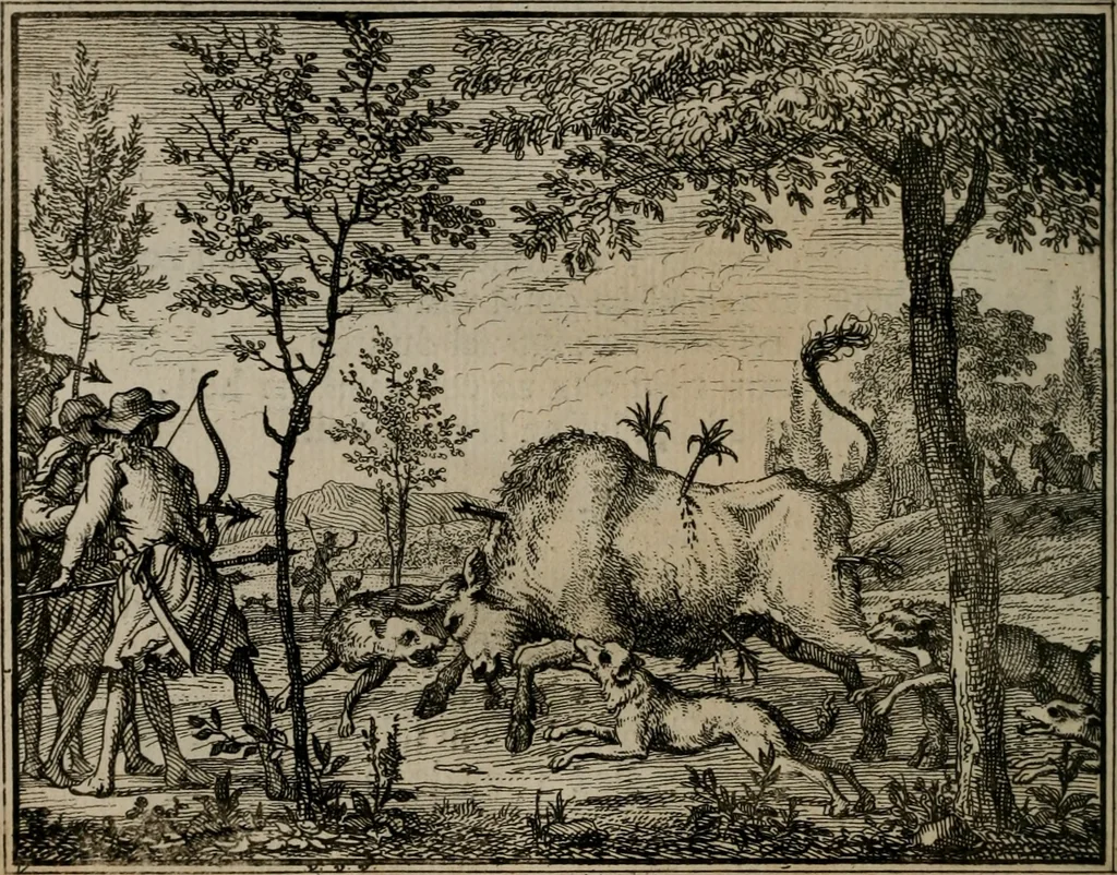 An illustration from Leerzaame zinnebeelden, 1757, leaf 159
