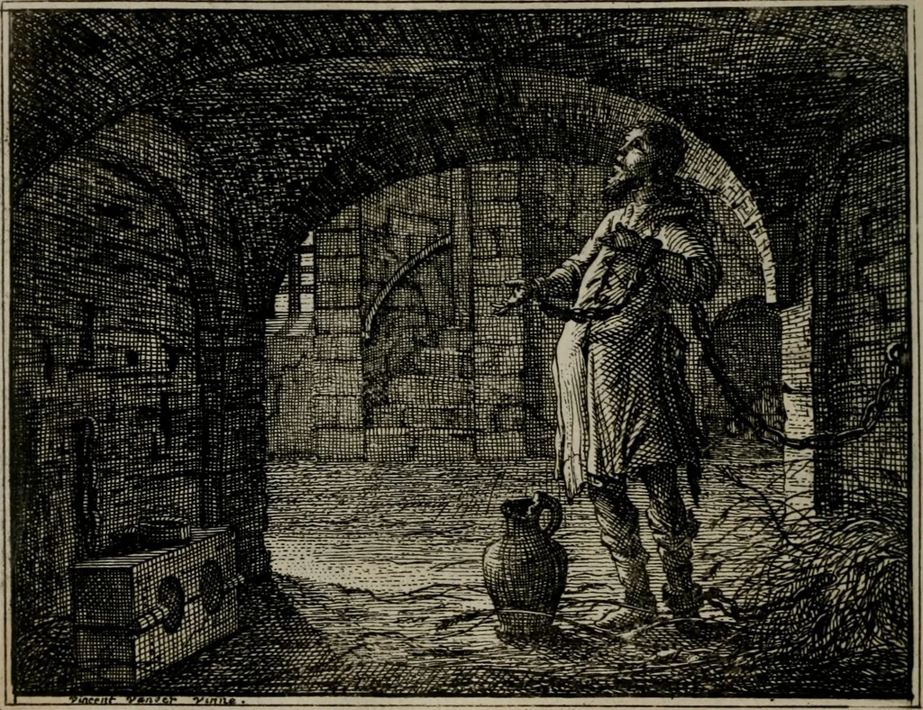 An illustration from Leerzaame zinnebeelden, 1757, leaf 167