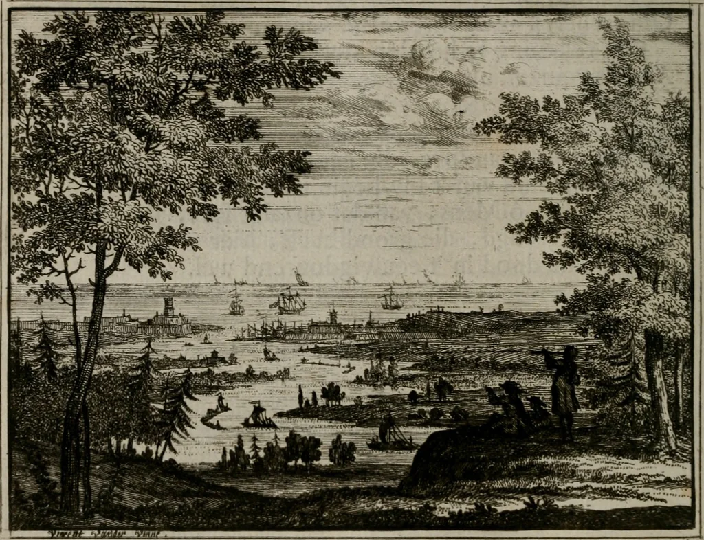 An illustration from Leerzaame zinnebeelden, 1757, leaf 181