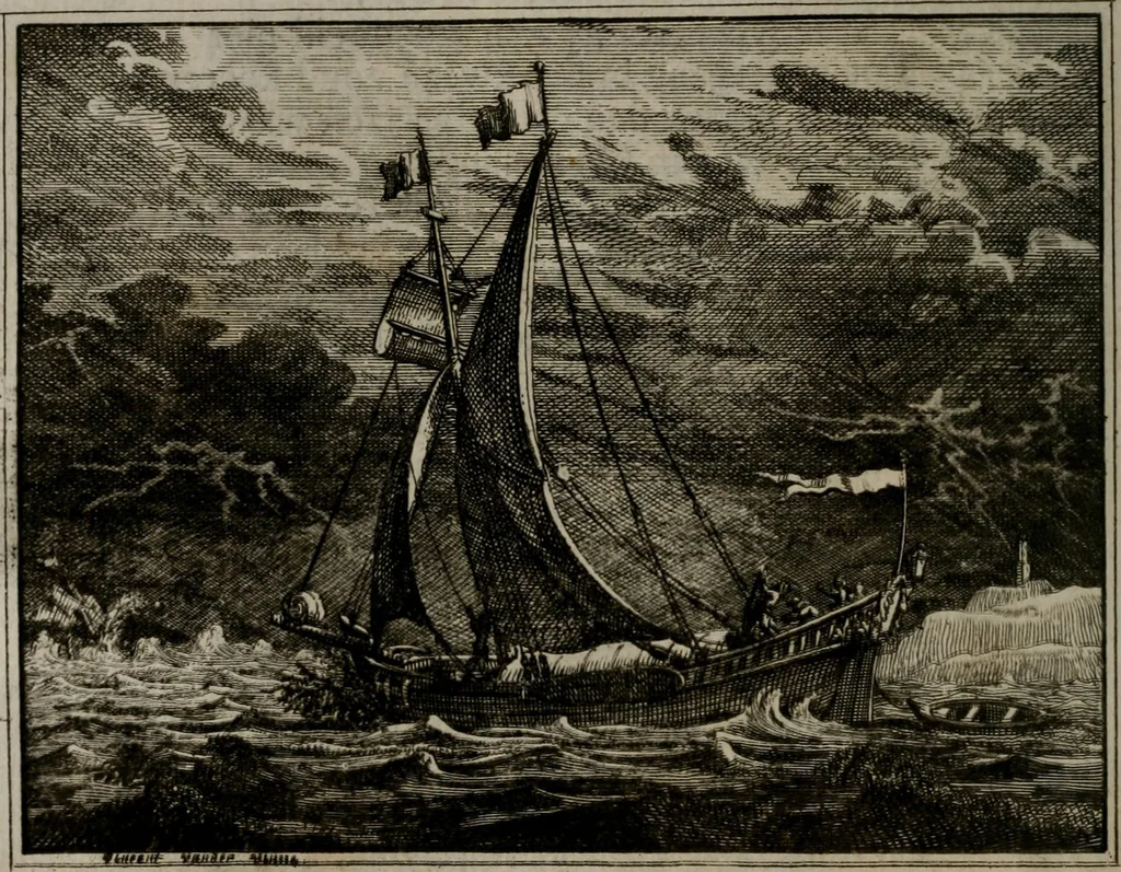 An illustration from Leerzaame zinnebeelden, 1757, leaf 215