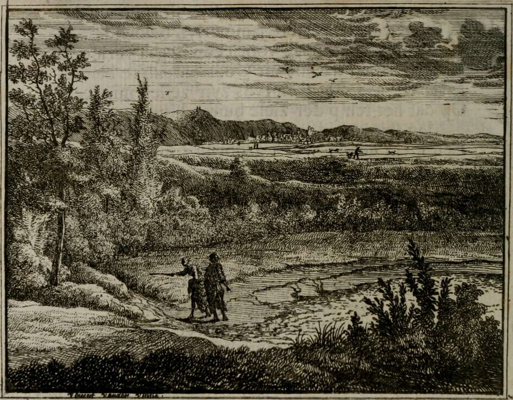 An illustration from Leerzaame zinnebeelden, 1757, leaf 219