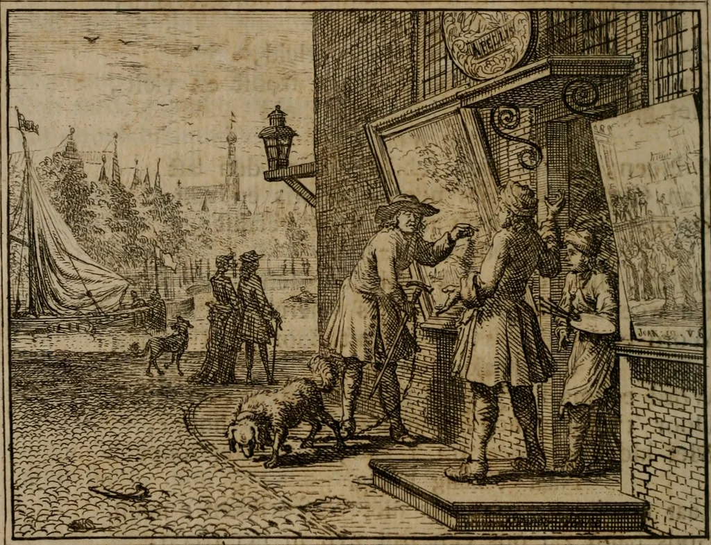 An illustration from Leerzaame zinnebeelden, 1757, leaf 271