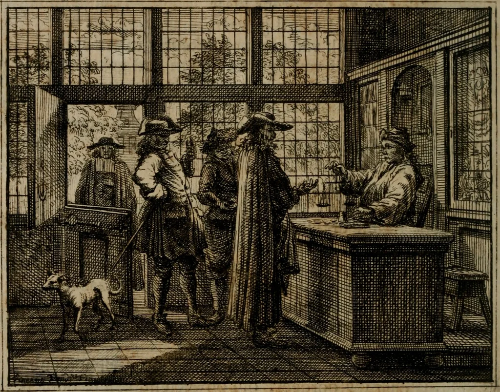 An illustration from Leerzaame zinnebeelden, 1757, leaf 275