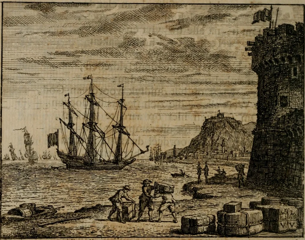 An illustration from Leerzaame zinnebeelden, 1757, leaf 285