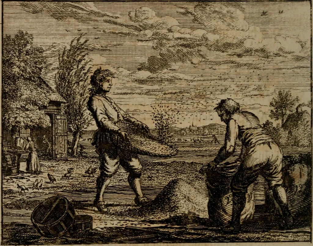 An illustration from Leerzaame zinnebeelden, 1757, leaf 293