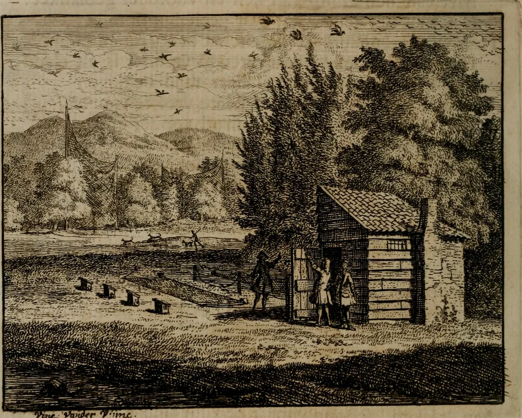 An illustration from Leerzaame zinnebeelden, 1757, leaf 301
