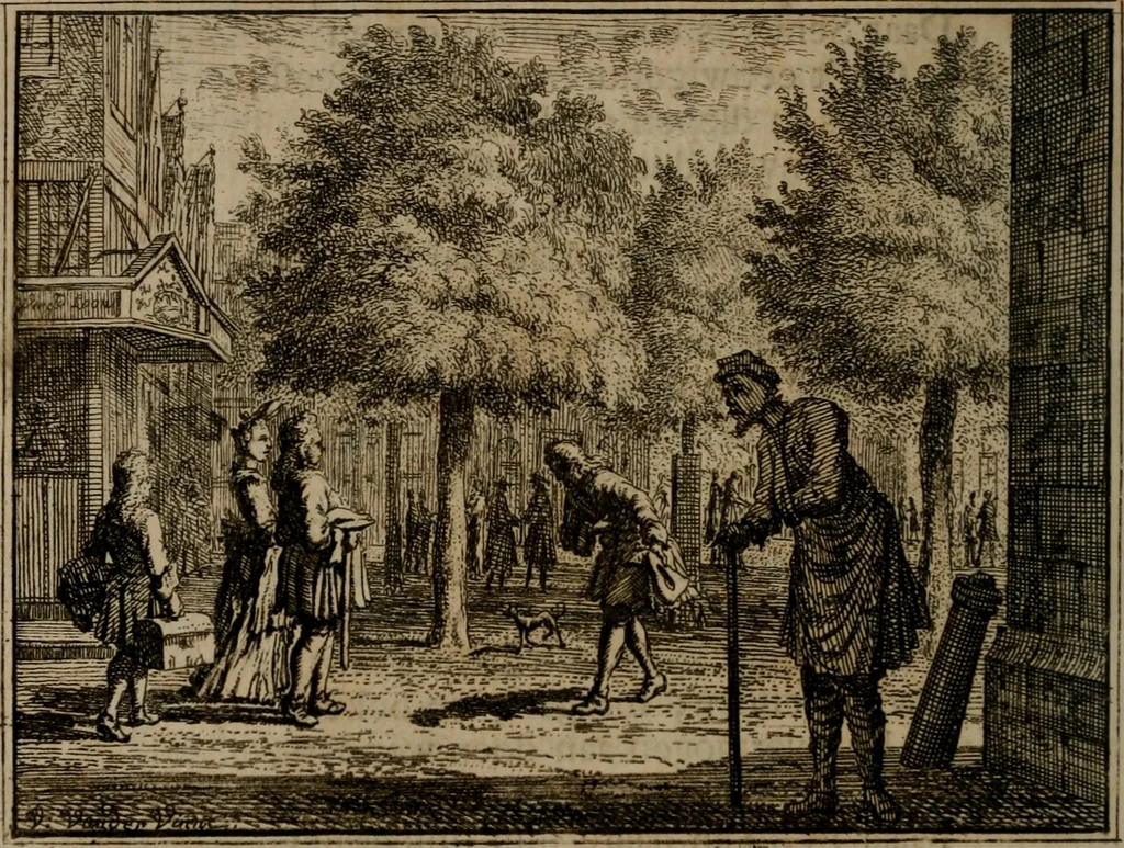 An illustration from Leerzaame zinnebeelden, 1757, leaf 305