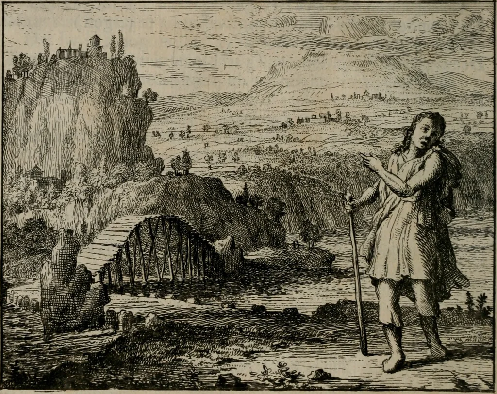 An illustration from Leerzaame zinnebeelden, 1757, leaf 33