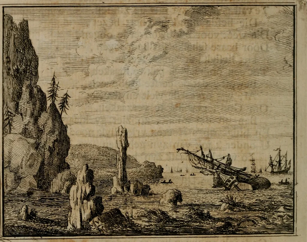 An illustration from Leerzaame zinnebeelden, 1757, leaf 337