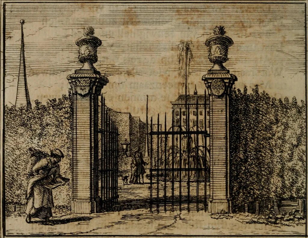 An illustration from Leerzaame zinnebeelden, 1757, leaf 341