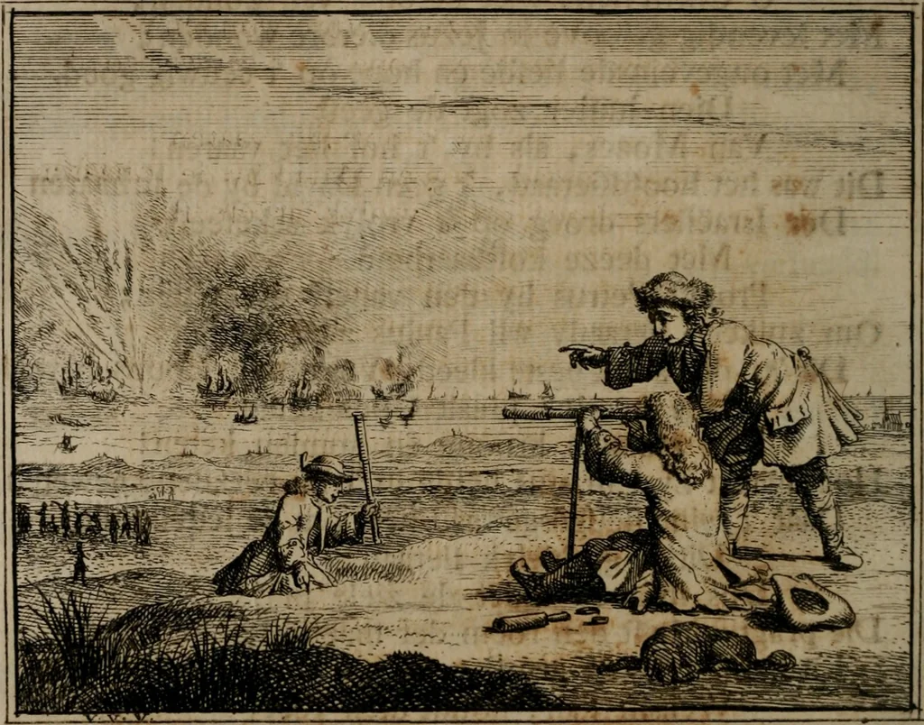An illustration from Leerzaame zinnebeelden, 1757, leaf 363