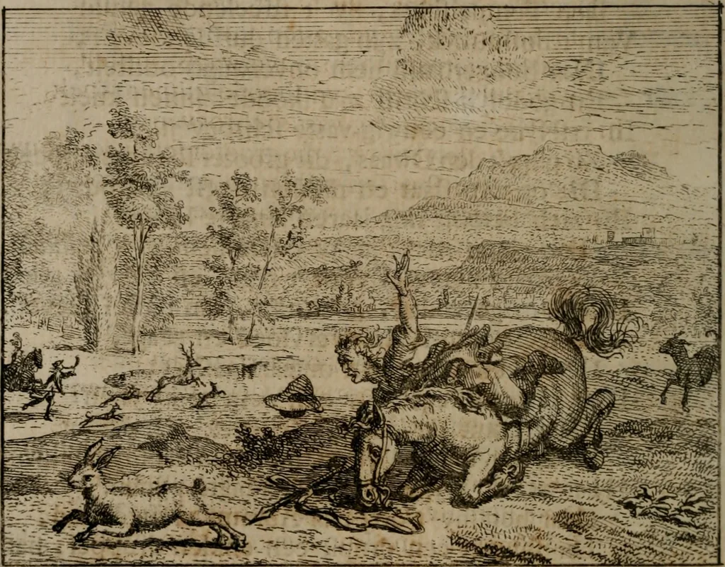An illustration from Leerzaame zinnebeelden, 1757, leaf 367