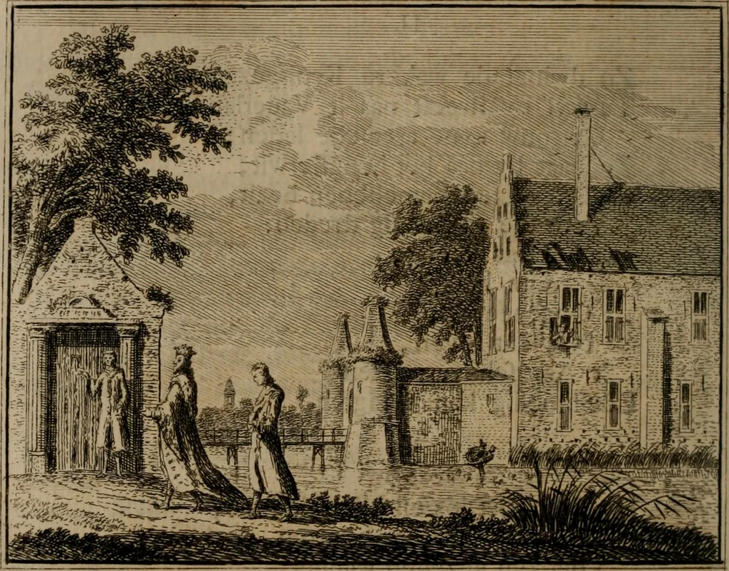 An illustration from Leerzaame zinnebeelden, 1757, leaf 373