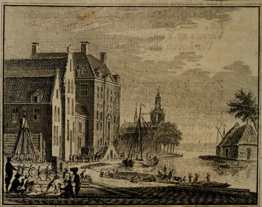 An illustration from Leerzaame zinnebeelden, 1757, leaf 379