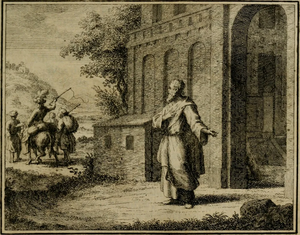 An illustration from Leerzaame zinnebeelden, 1757, leaf 426