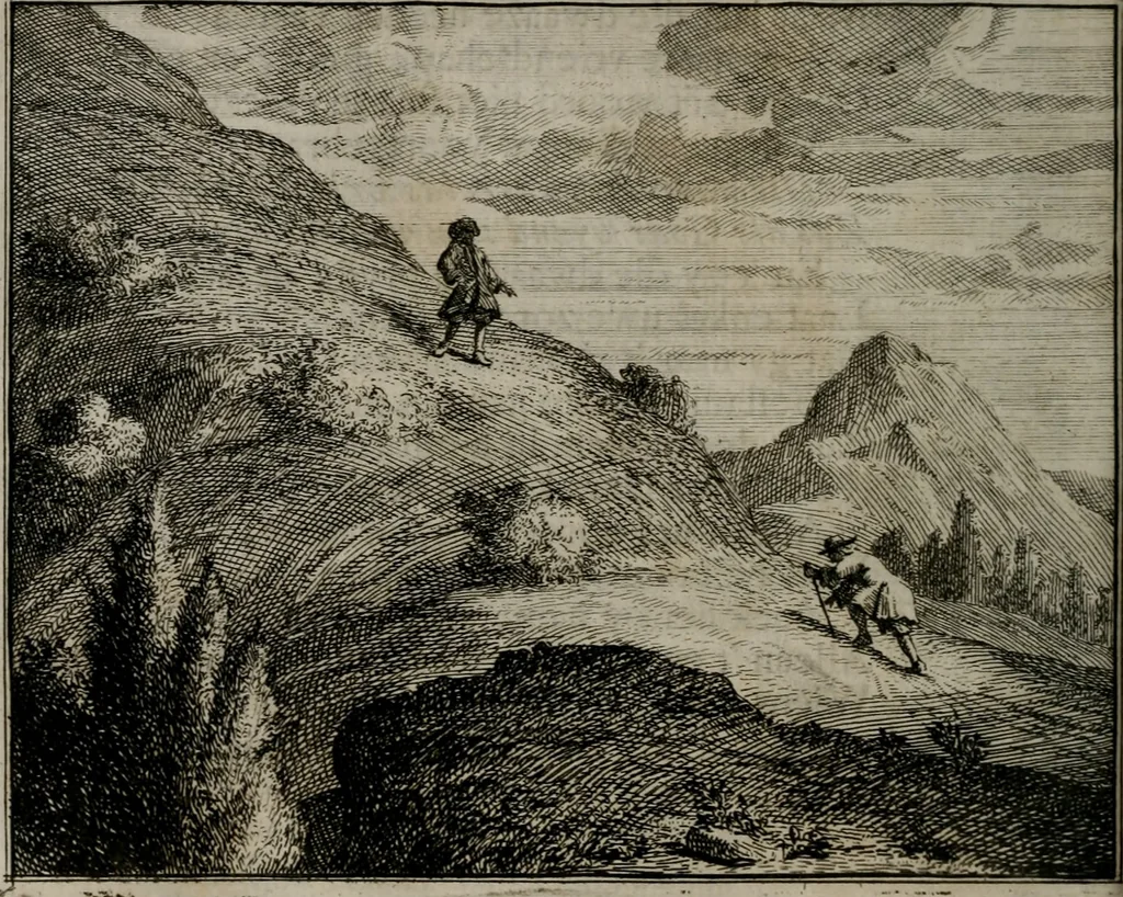 An illustration from Leerzaame zinnebeelden, 1757, leaf 65