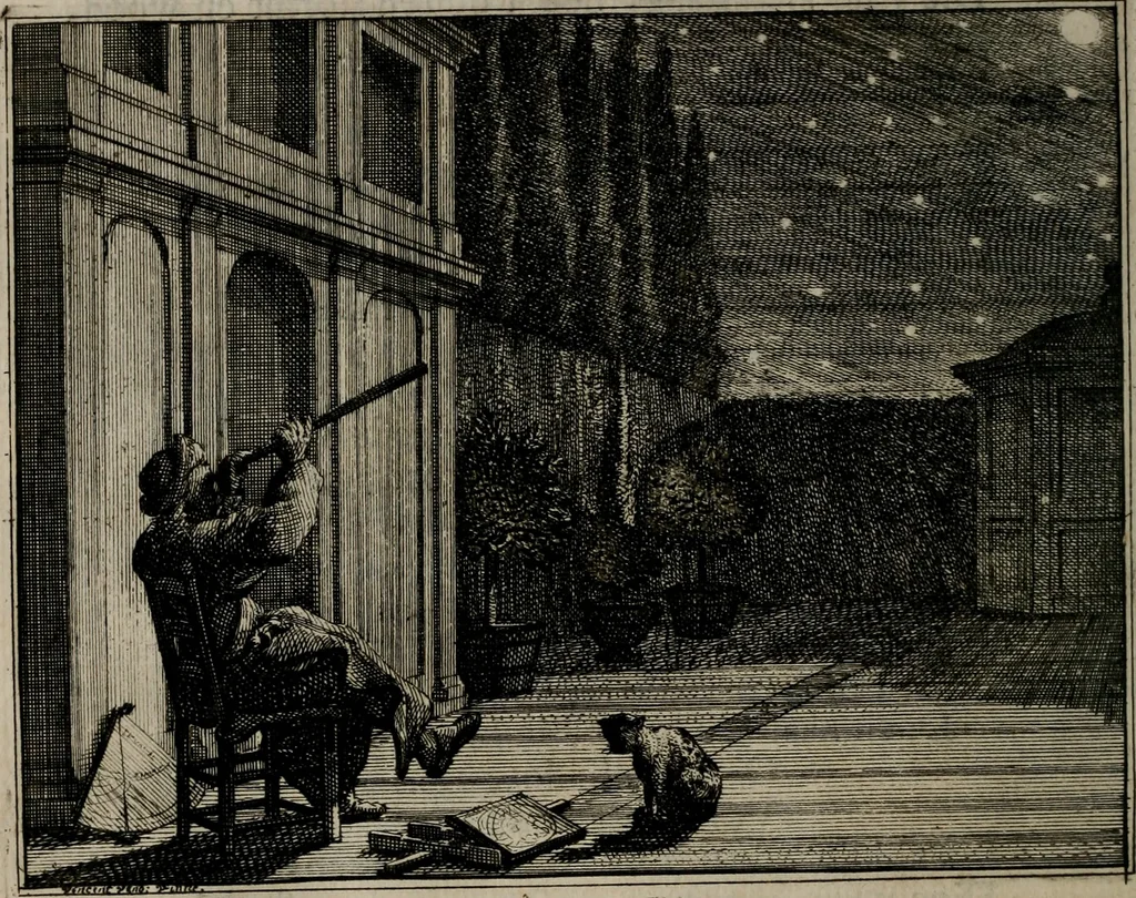An illustration from Leerzaame zinnebeelden, 1757, leaf 71