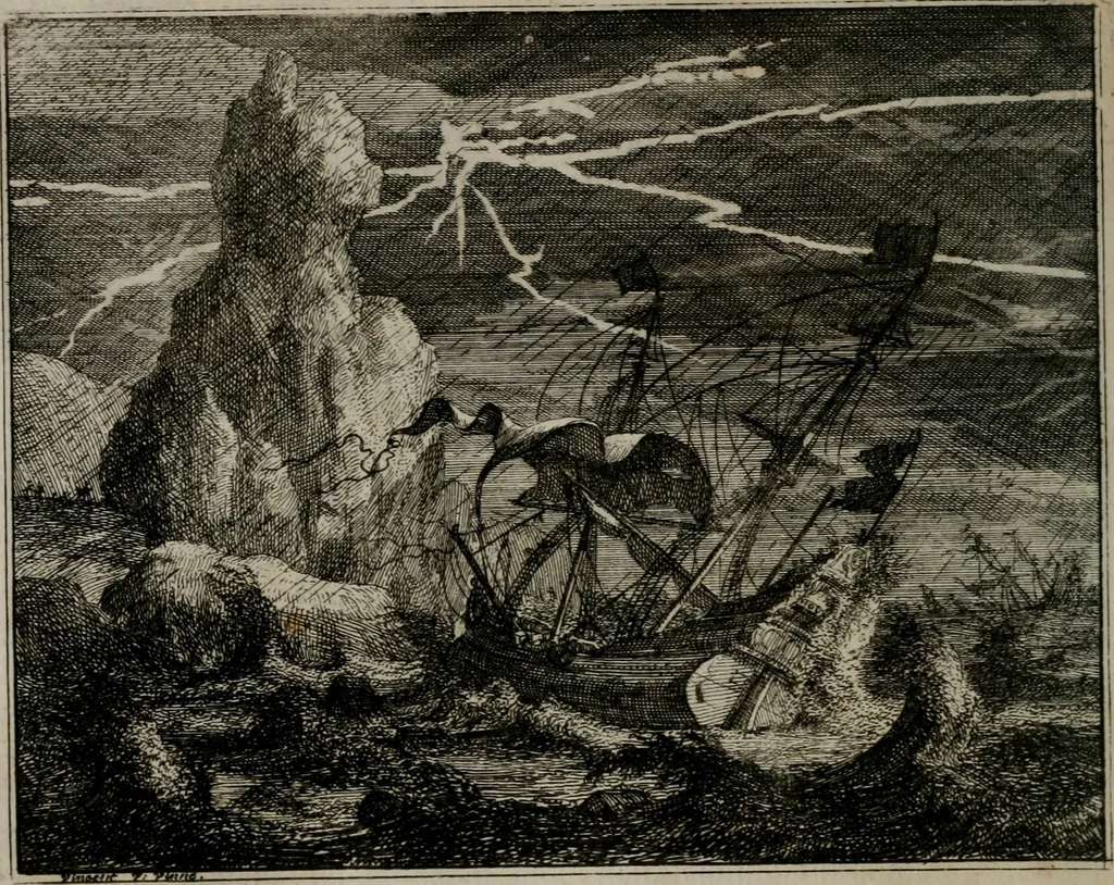 An illustration from Leerzaame zinnebeelden, 1757, leaf 83
