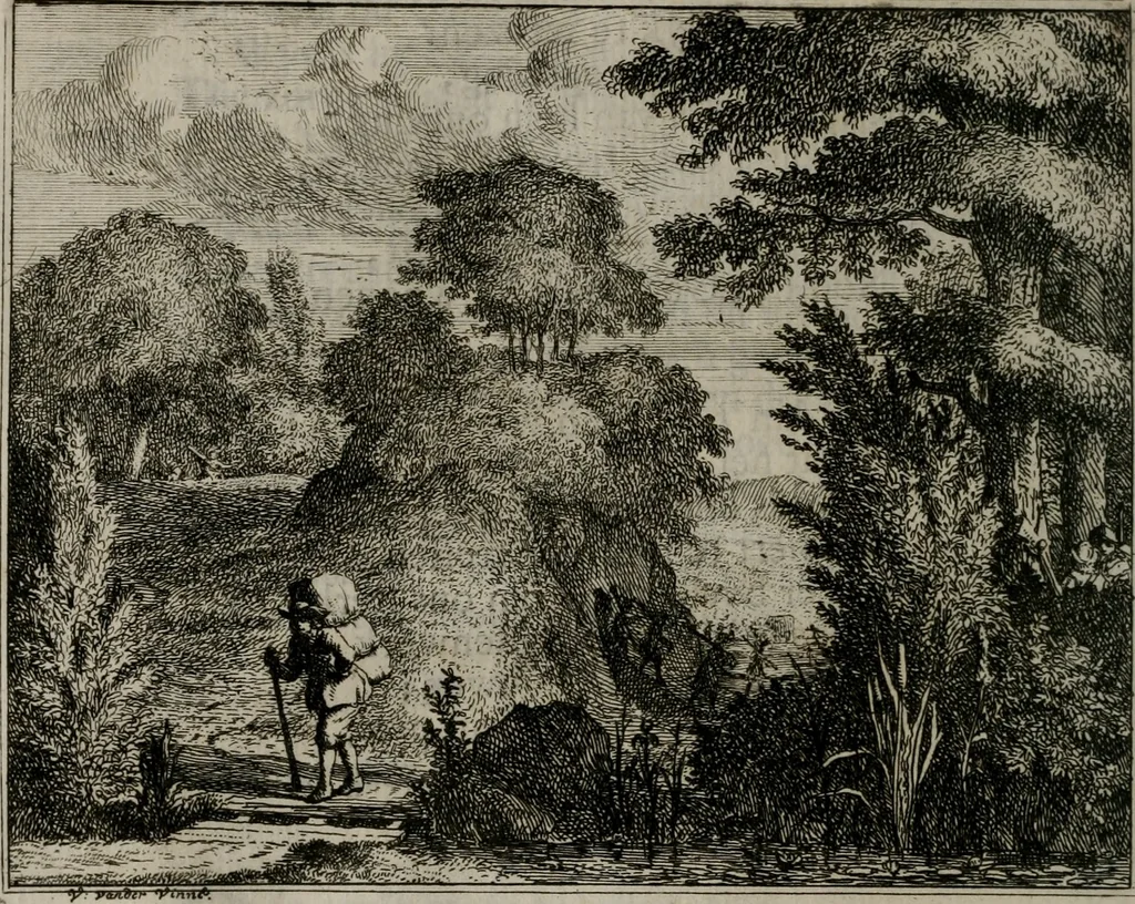 An illustration from Leerzaame zinnebeelden, 1757, leaf 89