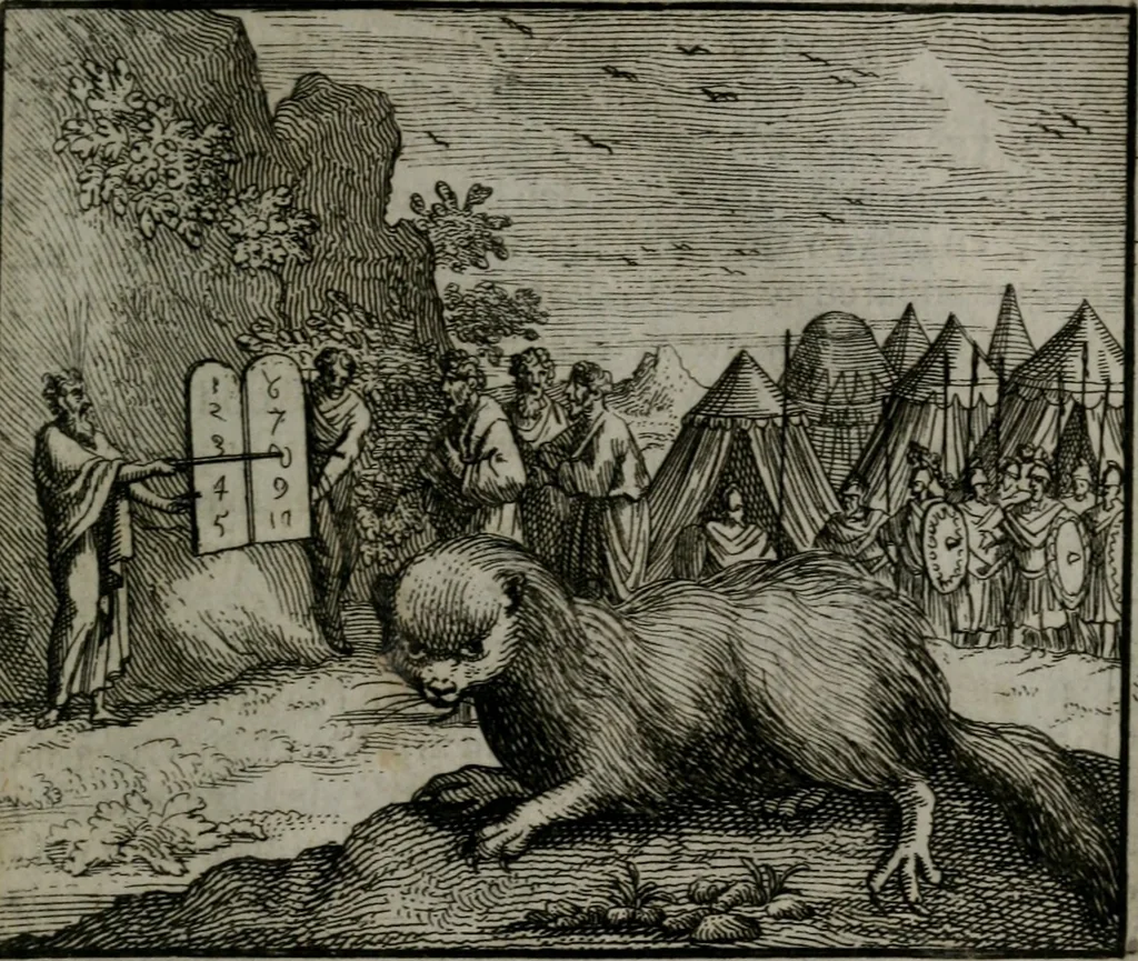 An illustration from Leerzame zinnebeelden : bestaande in christelyke bedenkingen door vergelykinge eeniger schepfelen ..., 1704, leaf 120