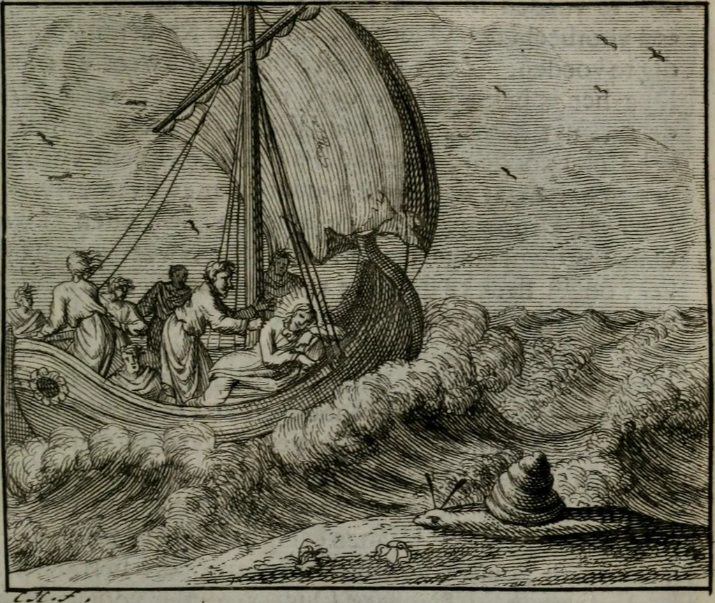 An illustration from Leerzame zinnebeelden : bestaande in christelyke bedenkingen door vergelykinge eeniger schepfelen ..., 1704, leaf 162