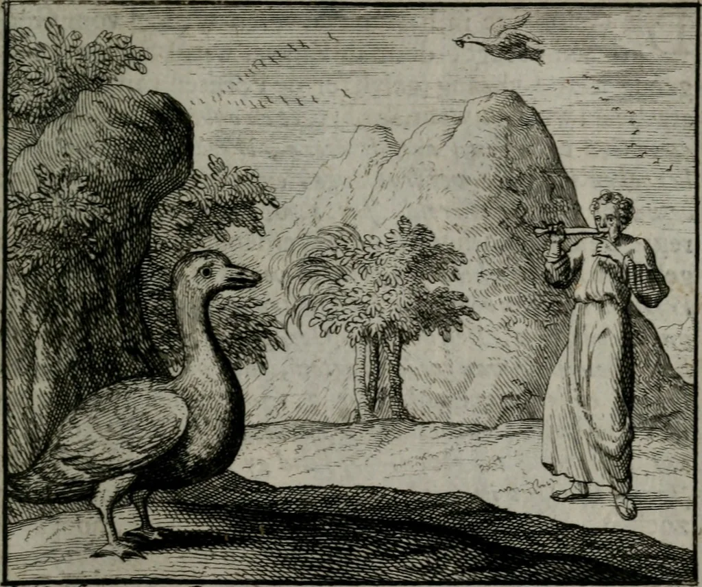 An illustration from Leerzame zinnebeelden : bestaande in christelyke bedenkingen door vergelykinge eeniger schepfelen ..., 1704, leaf 188
