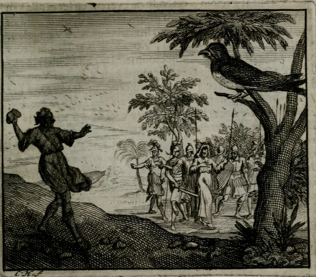 An illustration from Leerzame zinnebeelden : bestaande in christelyke bedenkingen door vergelykinge eeniger schepfelen ..., 1704, leaf 208
