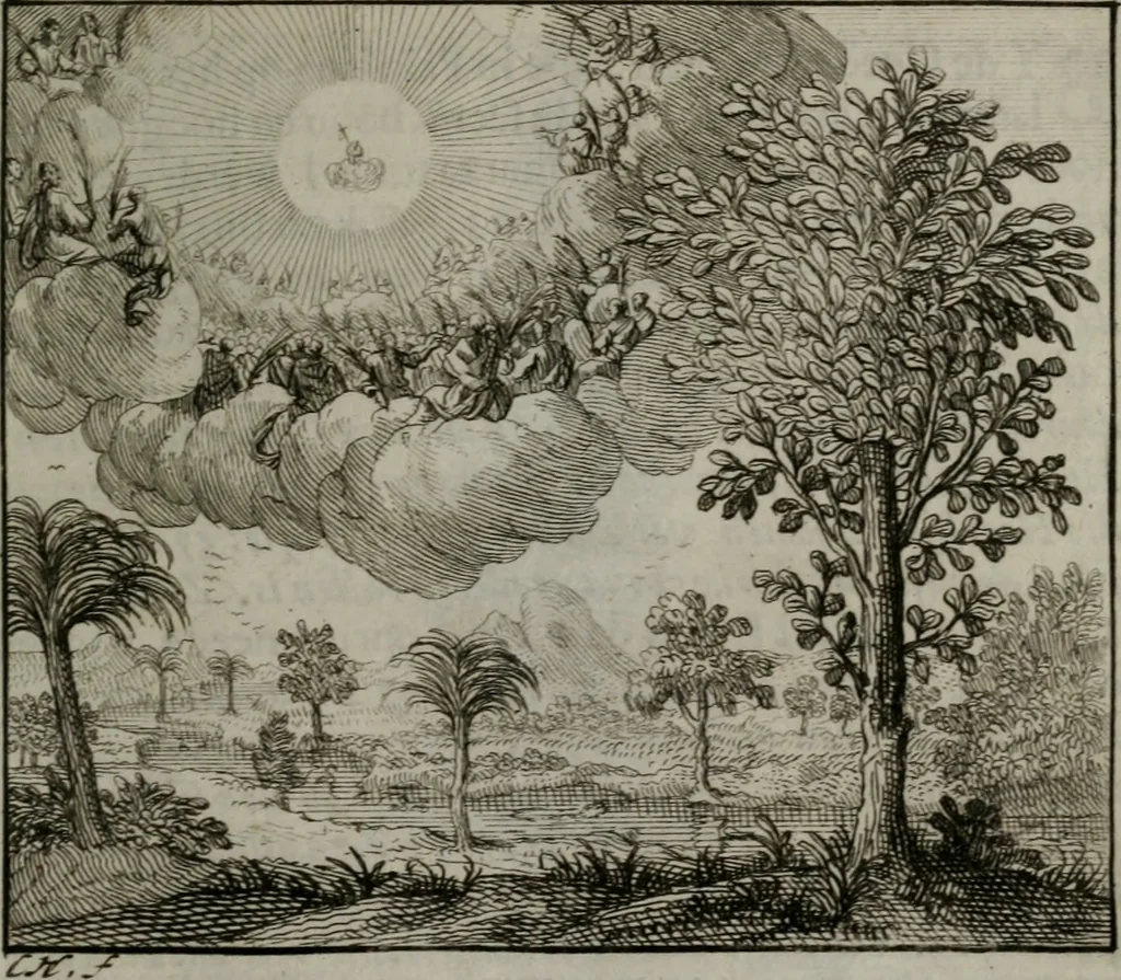 An illustration from Leerzame zinnebeelden : bestaande in christelyke bedenkingen door vergelykinge eeniger schepfelen ..., 1704, leaf 224