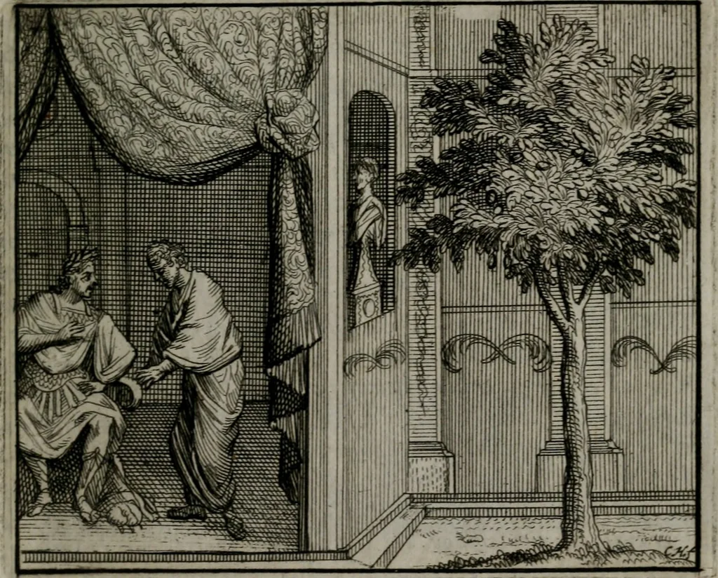 An illustration from Leerzame zinnebeelden : bestaande in christelyke bedenkingen door vergelykinge eeniger schepfelen ..., 1704, leaf 234