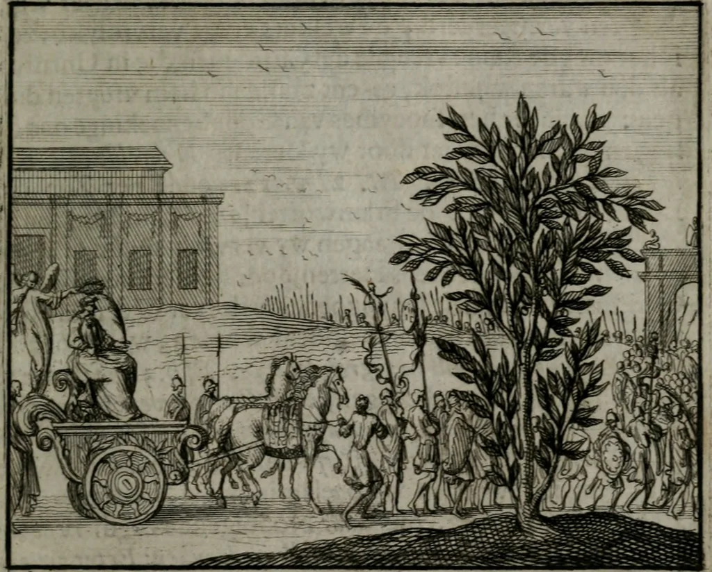 An illustration from Leerzame zinnebeelden : bestaande in christelyke bedenkingen door vergelykinge eeniger schepfelen ..., 1704, leaf 240